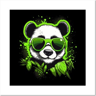 The casual hemp farmer Panda: master of cultivation and style Posters and Art